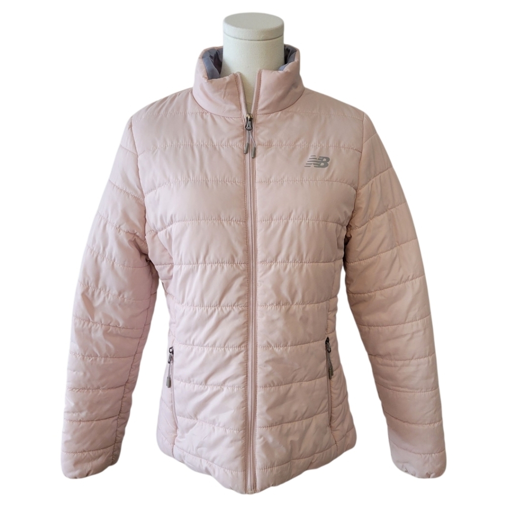 New Balance Neutral Baby Pink‎ Puffer Ski Jacket Size Medium